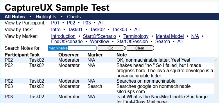 Usability Test Report: CaptureUX